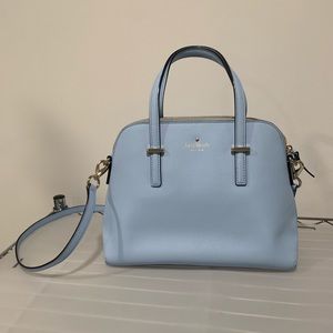 Kate Spade Light Blue Satchel Handbag (EUC)